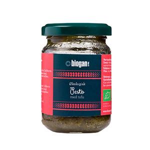 Nyd denne lækker veganske pesto med smag af basilikum fra Biogan