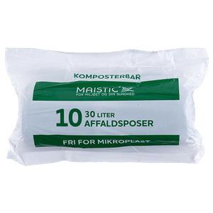 Maistic Komposterbare affaldsposer 30 L - 10 stk