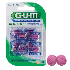 Gum red-cote farvetabletter - 12 stk.