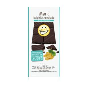 Easis Mørk chokolade med mint og knas - 85 g
