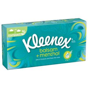 Kleenex Balsam+Menthol boks - 72 stk