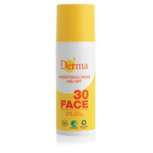 Derma solcreme ansigt SPF 30 - 50 ml