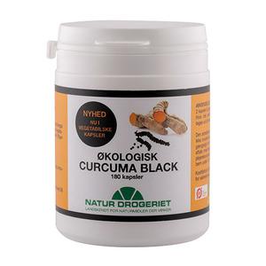 Økologisk Curcuma black fra Natur Drogeriet 180 vegetabilske kapsler