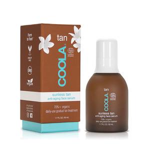 Coola Organic Sunless Tan Anti-age Face Serum naturlig selvbruner