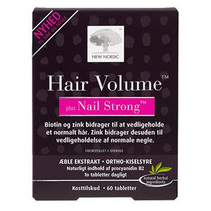 New Nordic Hair volume plus nails strong 60 tabletter
