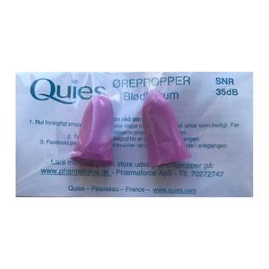 Quies ørepropper i skum assorteret farver - 1 par