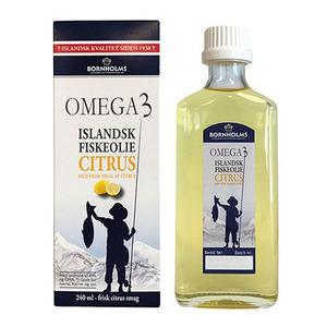 Lysi Omega-3 Flydende Fiskeolie Citrus - 240 ml.