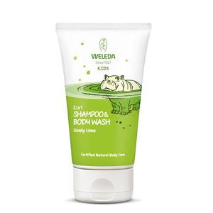Weleda Shampoo & Body Wash Lively Lime - 150 ml