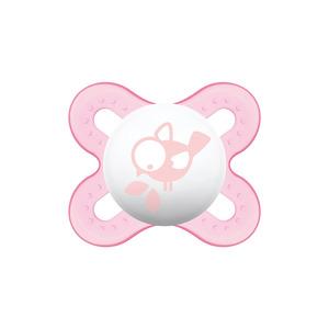 MAM start silk teat 0-2 mdr - pige - 1 stk