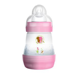 MAM Anti-colic sutteflaske 160 ml - lyserød med motiv af egern