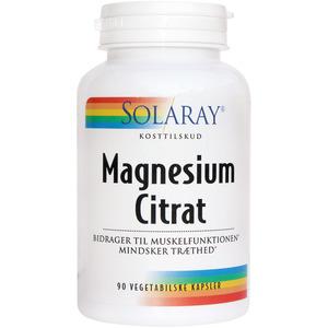 Solaray Magnesium Citrat 90 vegetabilske kapsler - med24