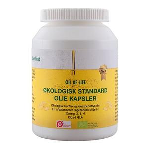 Liverts olie, Oil of life standard kapsler med økologiske ingredienser 120 kapsler - med24