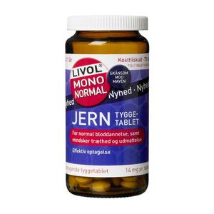 LIVOL Mono Normal Jern kosttilskud tyggetabletter - Med24.dk
