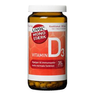 Livol Mono Stærk D (35ug) - 350 tabl.