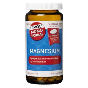 Livol mono normal Magnesium 300 mg 80 tabletter - med24