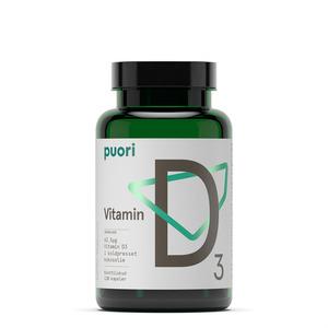 6: Puori D3-vitamin 62,5 Âµg - 120 kap