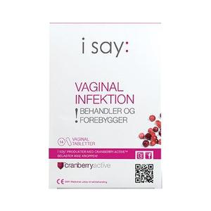 I say: Vaginal Infektion til behandling og forebyggende - med24
