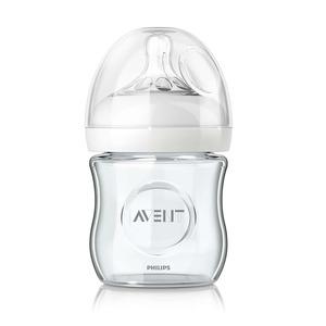 Philips Avent Natural sutteflaske i glas 120 ml - 0 mdr +