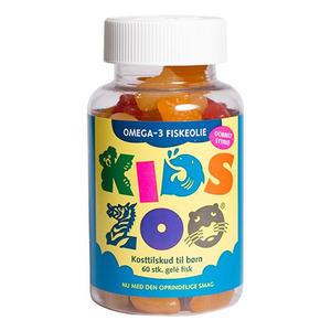 Kids Zoo Omega 3 tyggedyr med dobbelt styrke 60 stk. - med24
