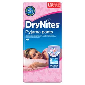 Drynites Girl 8-15 år - 9 stk.