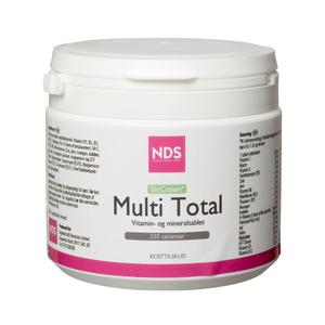 NDS Multi Total - multivitamin og mineral - 250 tab