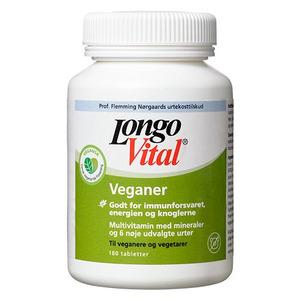 Longo Vital multivitamin til veganere 180 tabletter