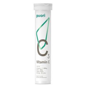 Puori vitamin C3 bidrager til mere energi, øget fokus og et velfungerende immunsystem. 