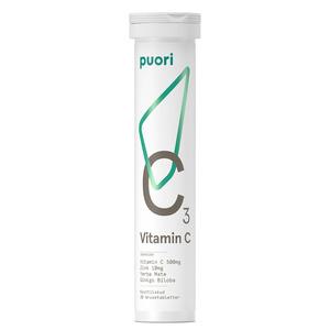 Puori vitamin C3 bidrager til mere energi, øget fokus og et velfungerende immunsystem.