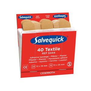 Salvequick Plaster Refill - Textile - 40 stk - Med24.dk