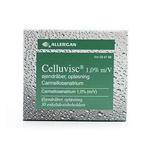 9: Celluvisc Øjendråber 10 mg/ml Enkeltdosisbeholder - 30 x 0,4 ml