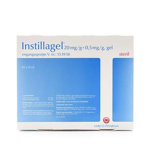 Instillagel 20mg/g + 0,5 mg/g - 10 x 11 ml