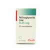 Nitroglycerin 0,25 mg resoribletter hjertesmerter (angina pectoris) - Med24.dk
