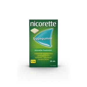 Nicorette Tyggegummi (Freshmint), 4 mg - 30 stk