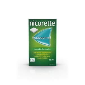 Nicorette Tyggegummi (Freshmint), 2 mg - 30 stk