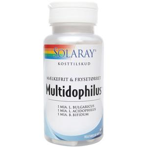Solaray Multidophilus mælkesyrebakterier 100 vegetabilske kapsler - med24
