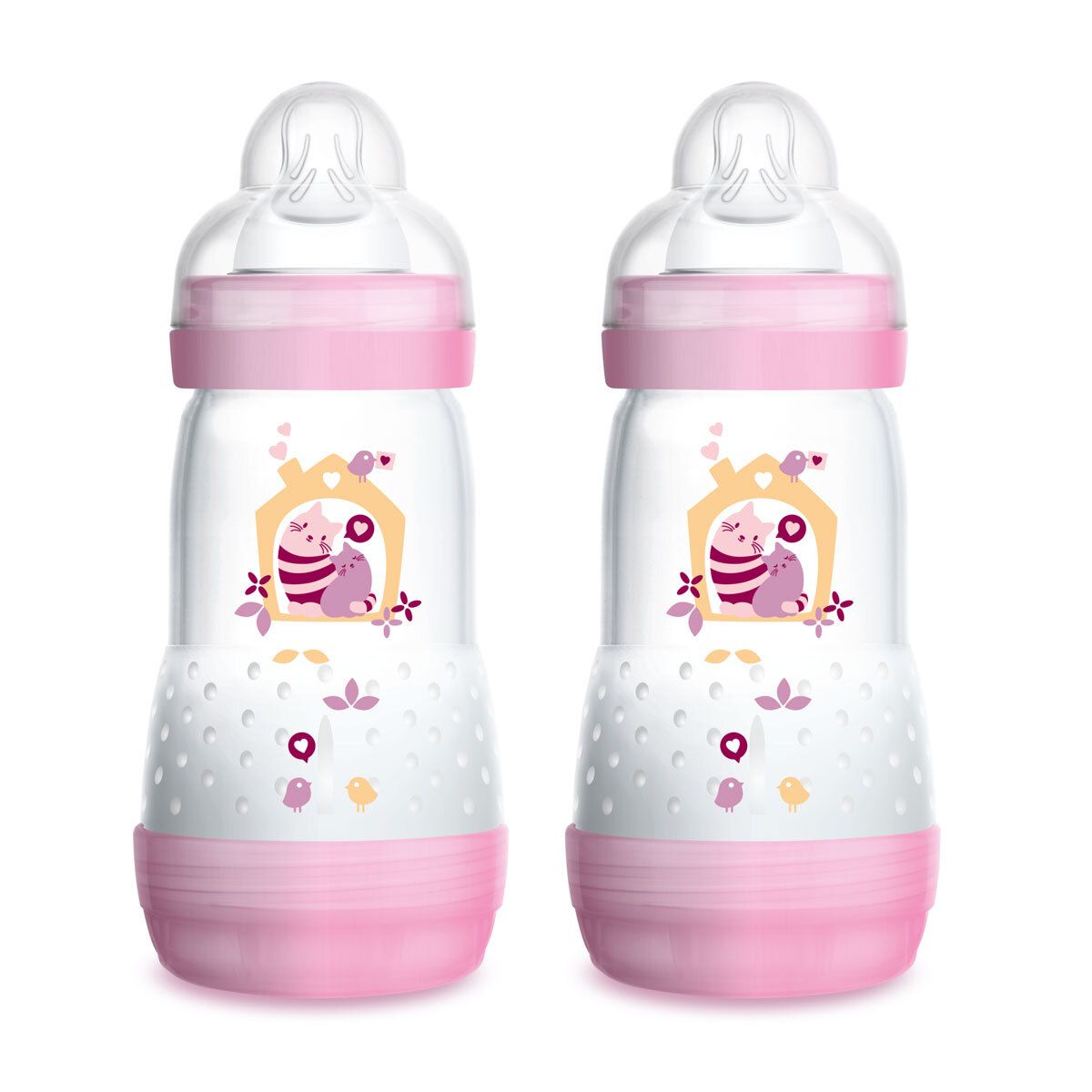KÃ¸b MAM Anti-colic sutteflaske 260 ml - Lilla - 2 stk