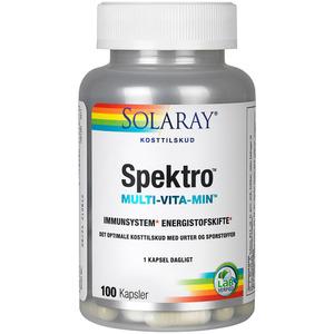 Solaray spektro multivitamin med urter 100 kapsler - med24