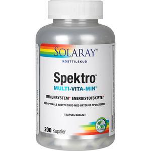 Solaray Spektro Multi Vita-Min med urter 200 kapsler - med24