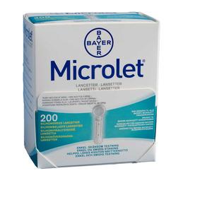 Bayer Microlet lancetter - 200 stk.
