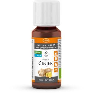 Ingefær Ginjer dråber 20ml