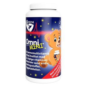 OmniMINI tyggetabletter til børn fra 3-10 år 160 stk.