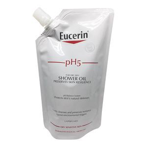 Eucerin pH5 Shower Oil Refill - Uparfumeret - 400 ml badeolie til følsom og tør hud