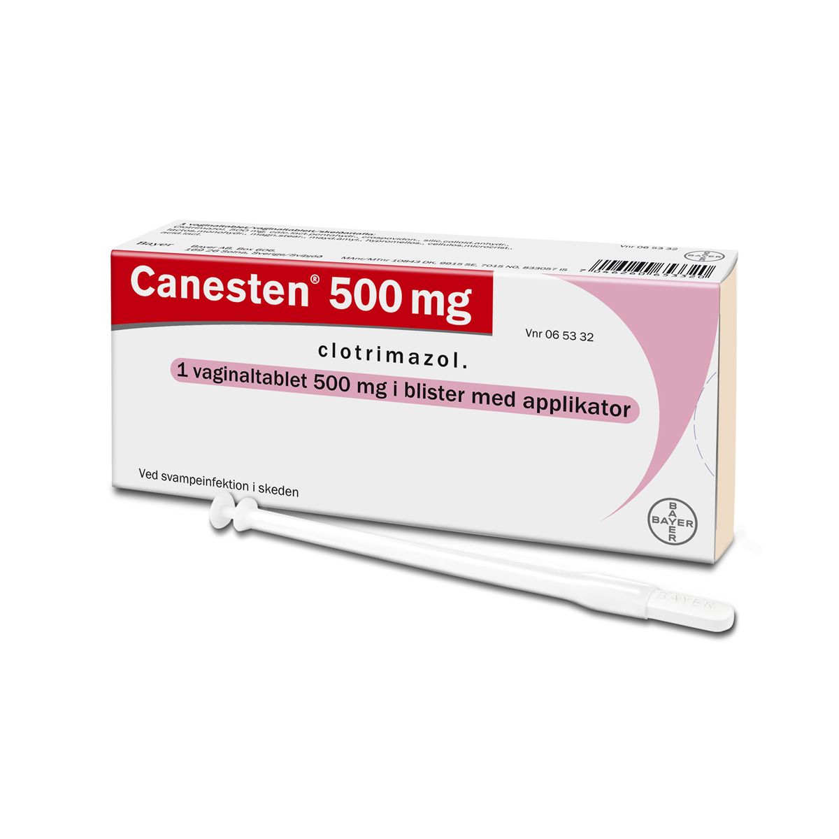 Canesten® Vaginal Tablet 500mg 1 stk Med24.dk