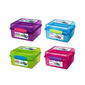 Sistema Lunch Cube Max with Youghurt Pot 2L - Flere Farver