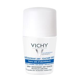 Vichy Deo Roll-on Dry Touch - 50 ml deodorant uden aluminiumssalte