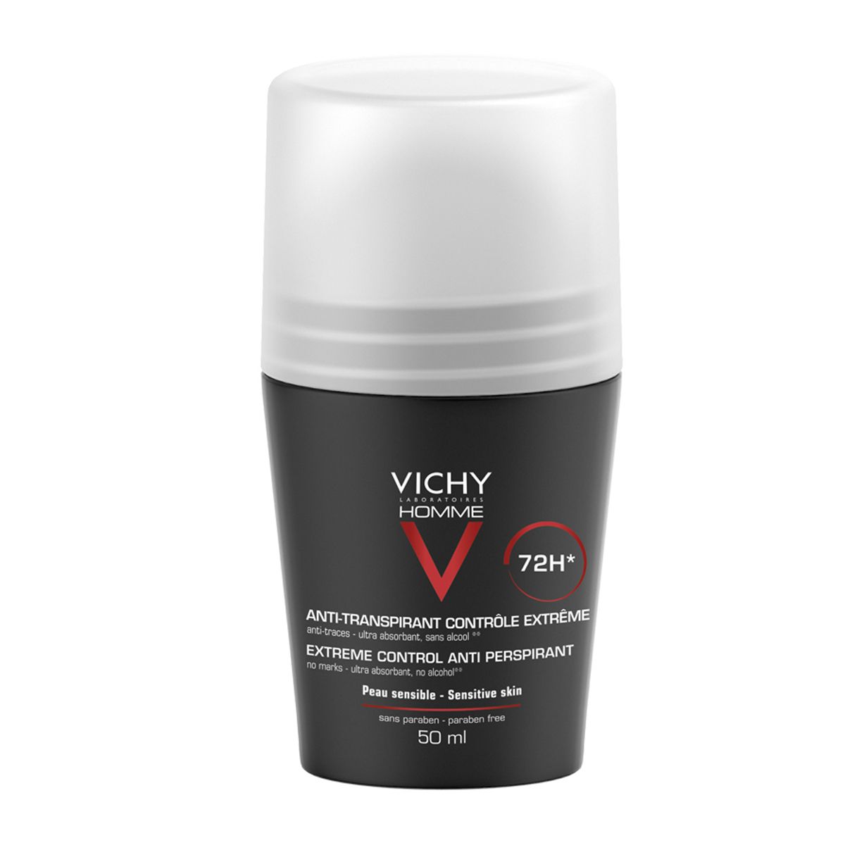 Vichy Homme Antiperspirant Deo RollOn 72h 50 ml