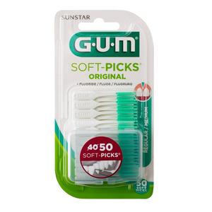 Gum Soft-Picks regular m. flour - 50 stk.