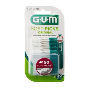GUM Soft picks large m/ flour - 50 stk