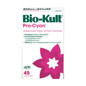 Bio-Kult Pro-Cyan med levende baktier og tranebær 45 vegetabilske kapsler