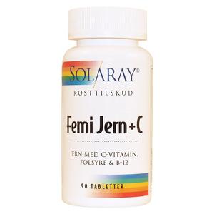 Solaray Femi Jern + C - 90 tab